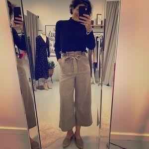 Classy paper bag pants!